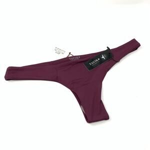 Tavik Ali Mini‎ Swim Bottom Merlot Size Large NEW